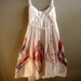 Baby Doll Summer Dress, Bohemian Style, Made with Vintage Hankies, Handsewn, OOAK, Cottage Chic, Size Small