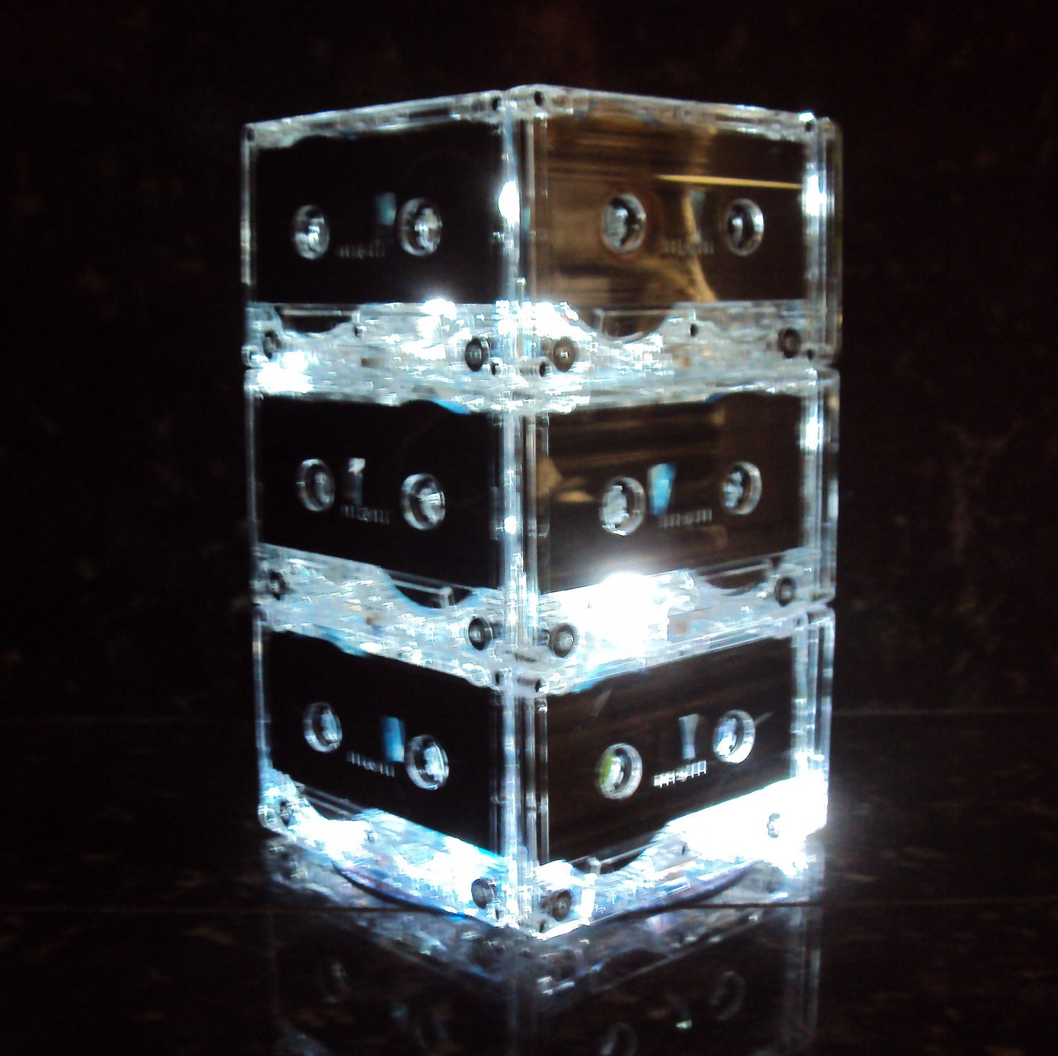 Retro Light 80s Party Centerpiece Mixtape Night Light Cassette Tape Mood Light