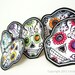 Vinyl Stickers Sugar Skulls Decals Heavy Waterproof Car or craft, indoor/outdoor, rainbow set of 6