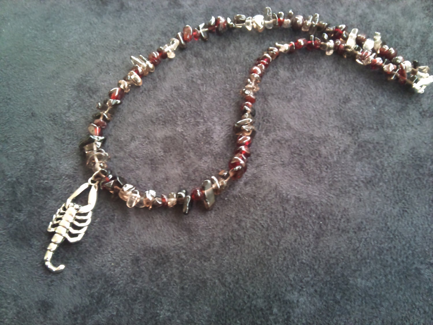 Red Scorpio Necklace