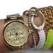 Neon Cobra- Gold chain bfrend bracelet