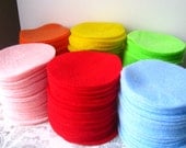 150 pcs, 3" Hand cut Felt Circles - Made to Order You CHOOSE the color