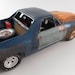 1970s El camino 1/24 scale model car in blue and yellow
