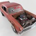 1969 Chevy Nova 1/24 scale model car in bronze