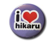 anime button i heart hikaru ouran host club