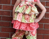 Destiny's Triple Ruffle Top PDF Pattern size 12-18 months to size 7/8