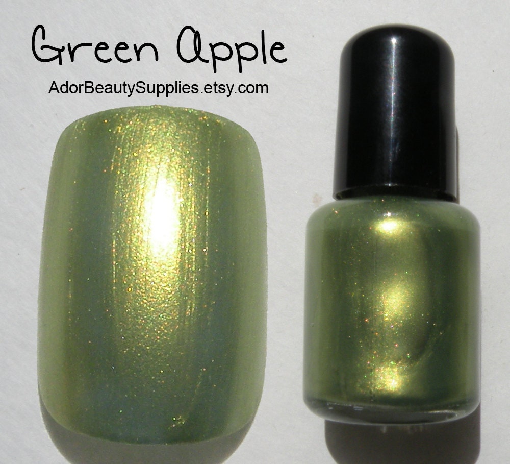 Green Apple Nail Polish 8 ml Vegan Non-Toxic