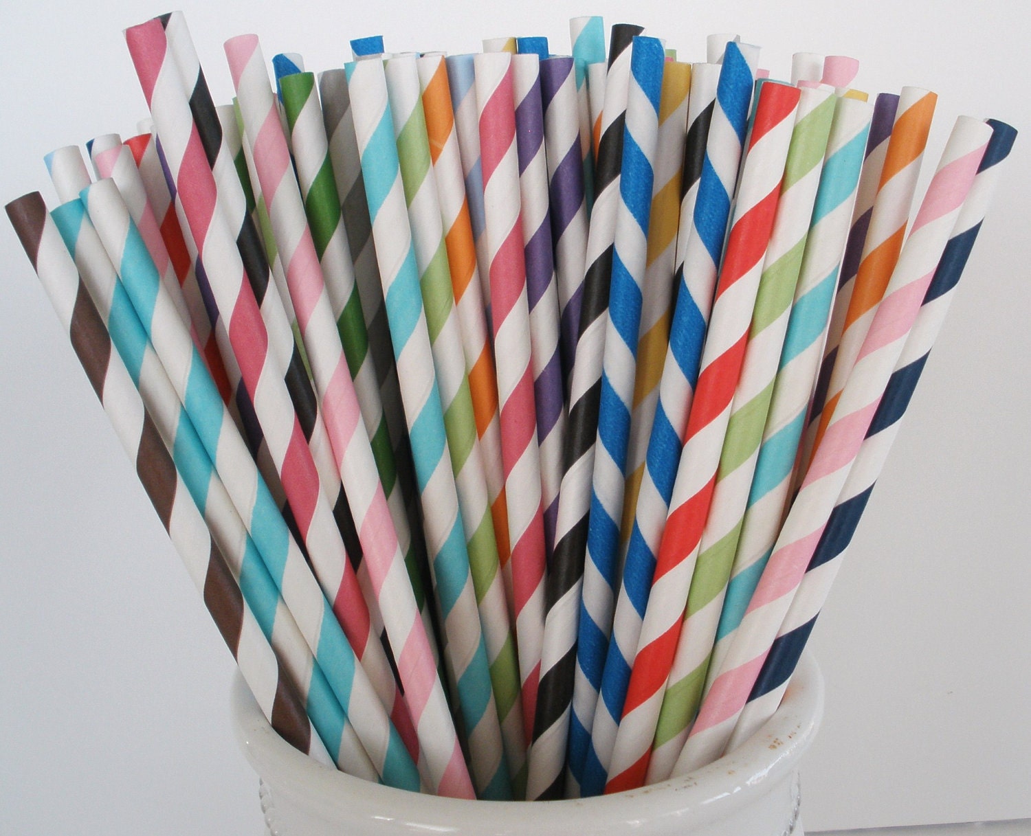 25 Paper Straws.....PICK your Color(s) and Designs.....Mix OR Match....Paper Drinking Straws....Cake Pop Sticks.....Wedding, Birthdays