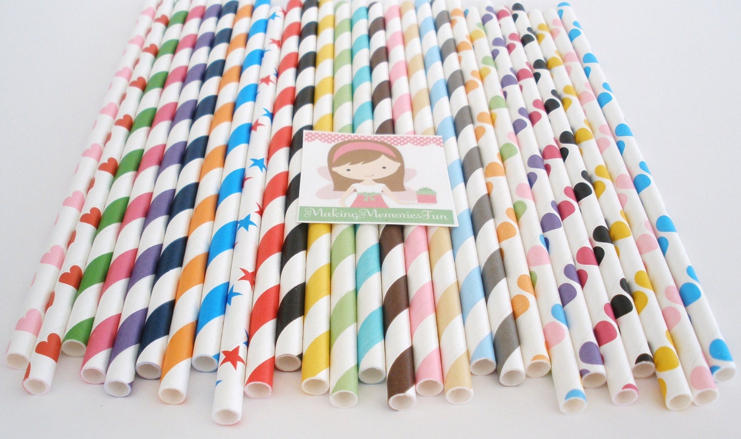 400 Paper Straws....PICK your Color(s) and Designs....Mix or Match....Paper Drinking Straws...Weddings....Cake Pop Sticks....Vintage