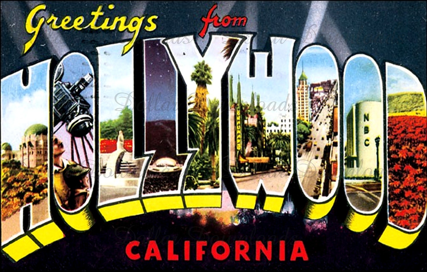 Vintage Hollywood Postcards 77
