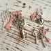Stamped Faith Necklace with Vintage Key