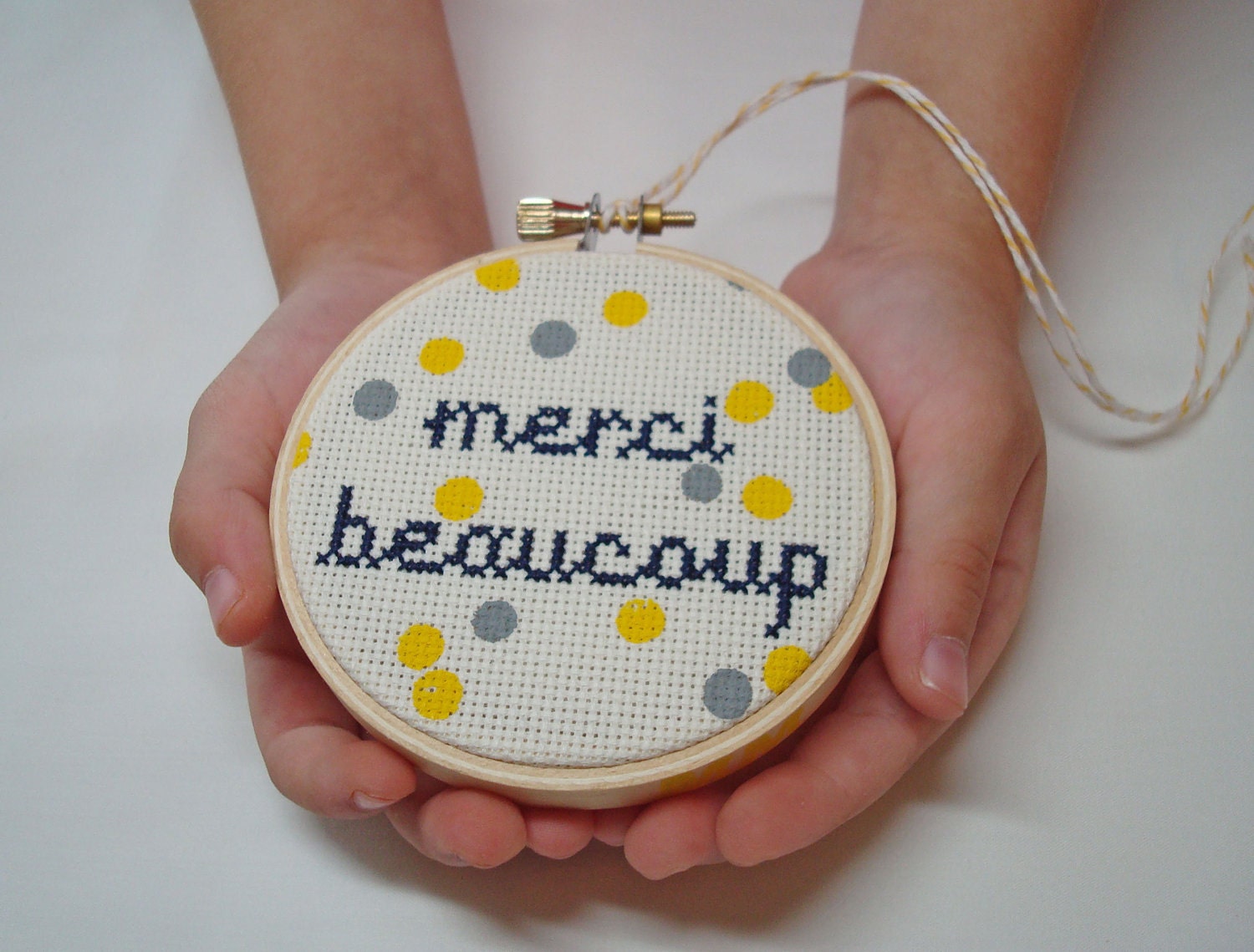 Thank You - Mixed Media Embroidery