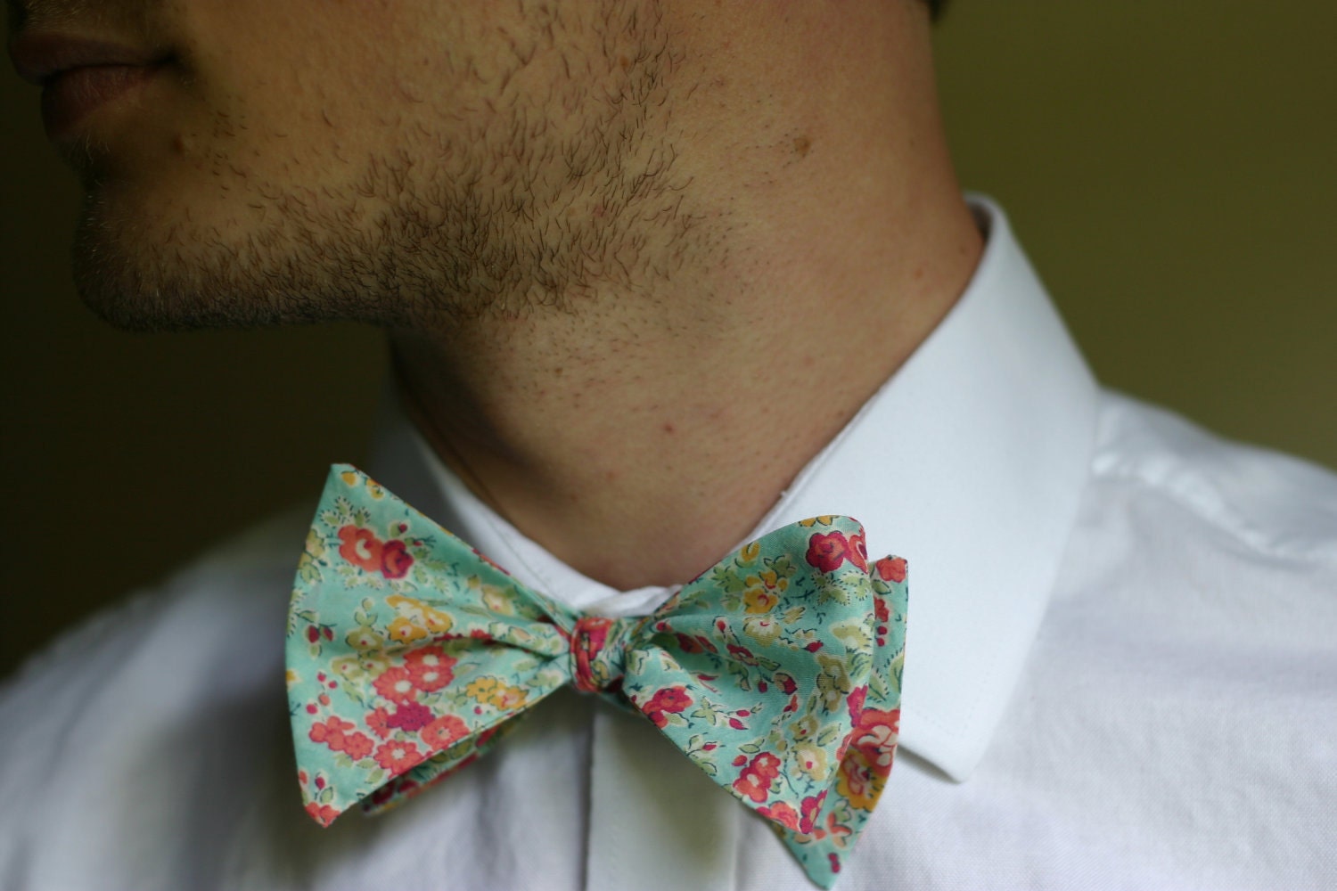 Bow Tie in Liberty Tatum Fabric