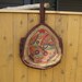 TRUE VINTAGE BOHO Beach Bag made in Japan // Sixties Eco Friendly Organic Brown Colorful Woven Handbag Tote Straw