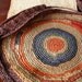 TRUE VINTAGE BOHO Beach Bag made in Japan // Sixties Eco Friendly Organic Brown Colorful Woven Handbag Tote Straw