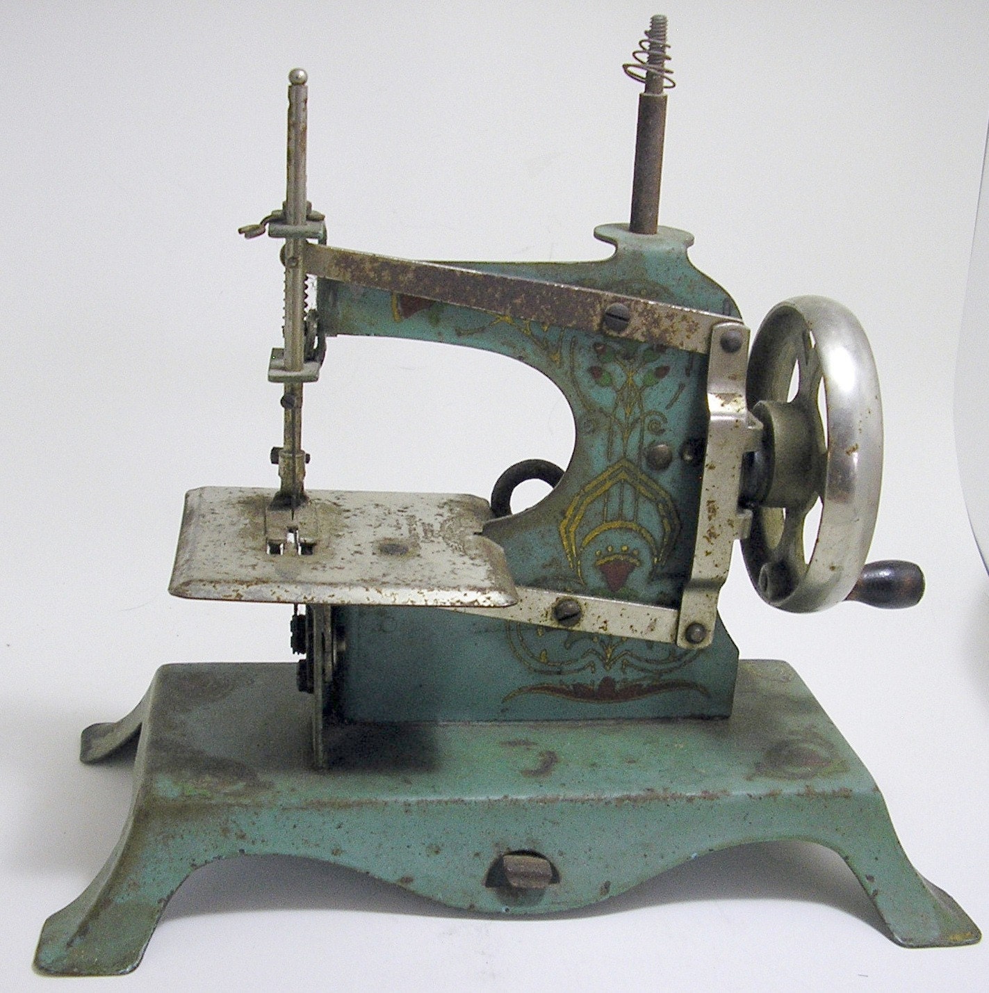 Antique Miniature Sewing Machine Made in by DairyFarmAntiques