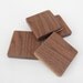 Black Walnut Coasters - Minimalist, Rustic, Shabby Chic