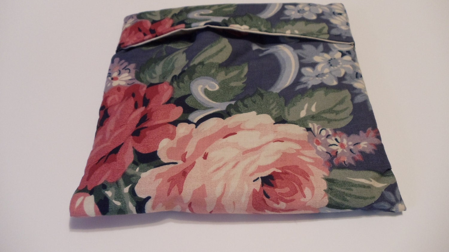 Microwave Baked Potato Cooking Bag - Blue Floral Rose