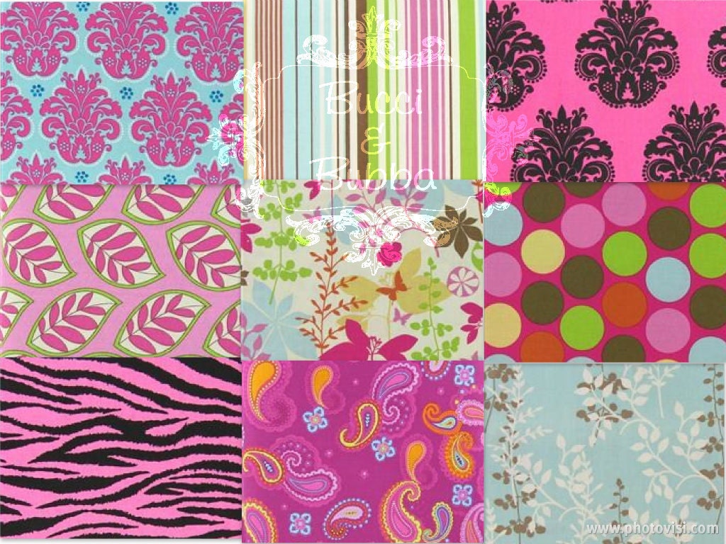 Baby or Toddler Girl Fitted Sheet CUSTOM MADE - Fits Standard Crib & Toddler Bed Mattress - Choose Your Fabric 100% Cotton