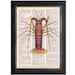 Ocean Life - The Spiny Lobster - Printed on Vintage Dictionary Paper - 8x10.5