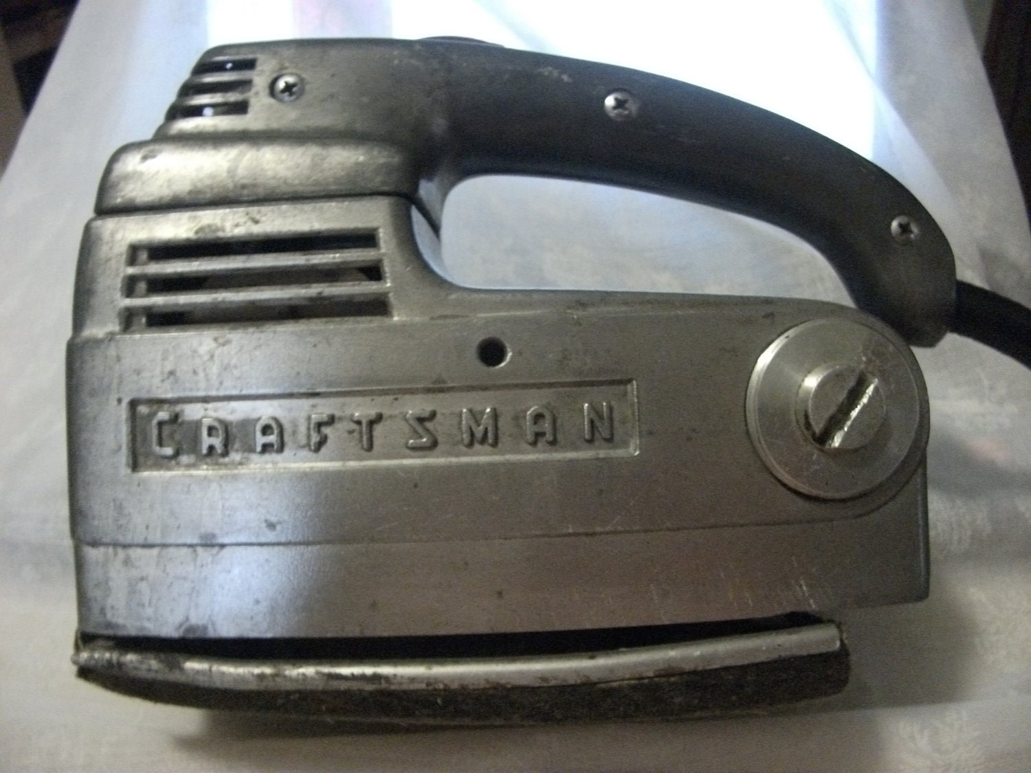 Vintage Craftsman Mid Century Electric Sander Excellent Condition Works Great Industrial Collectible Only 16 USD