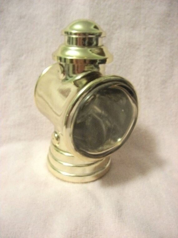 Vintage Stanley Home Products Big Wheel Auto Lamp Glass Container Only 6 USD