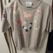 SALE 1/4 Off Vintage Tan Bentley Sweater with Colorful Crystal Trimmed Butterfly Appliques Size Large Now Only 6 USD