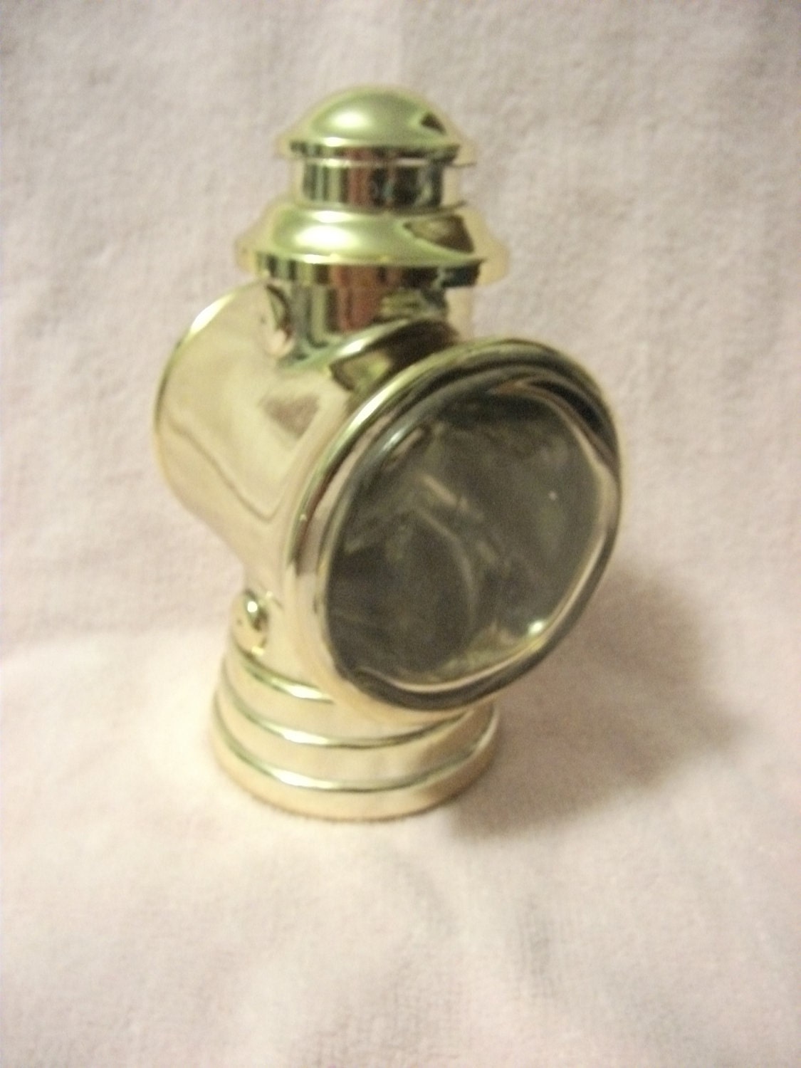 Vintage Stanley Home Products Big Wheel Auto Lamp Glass Container Only 6 USD