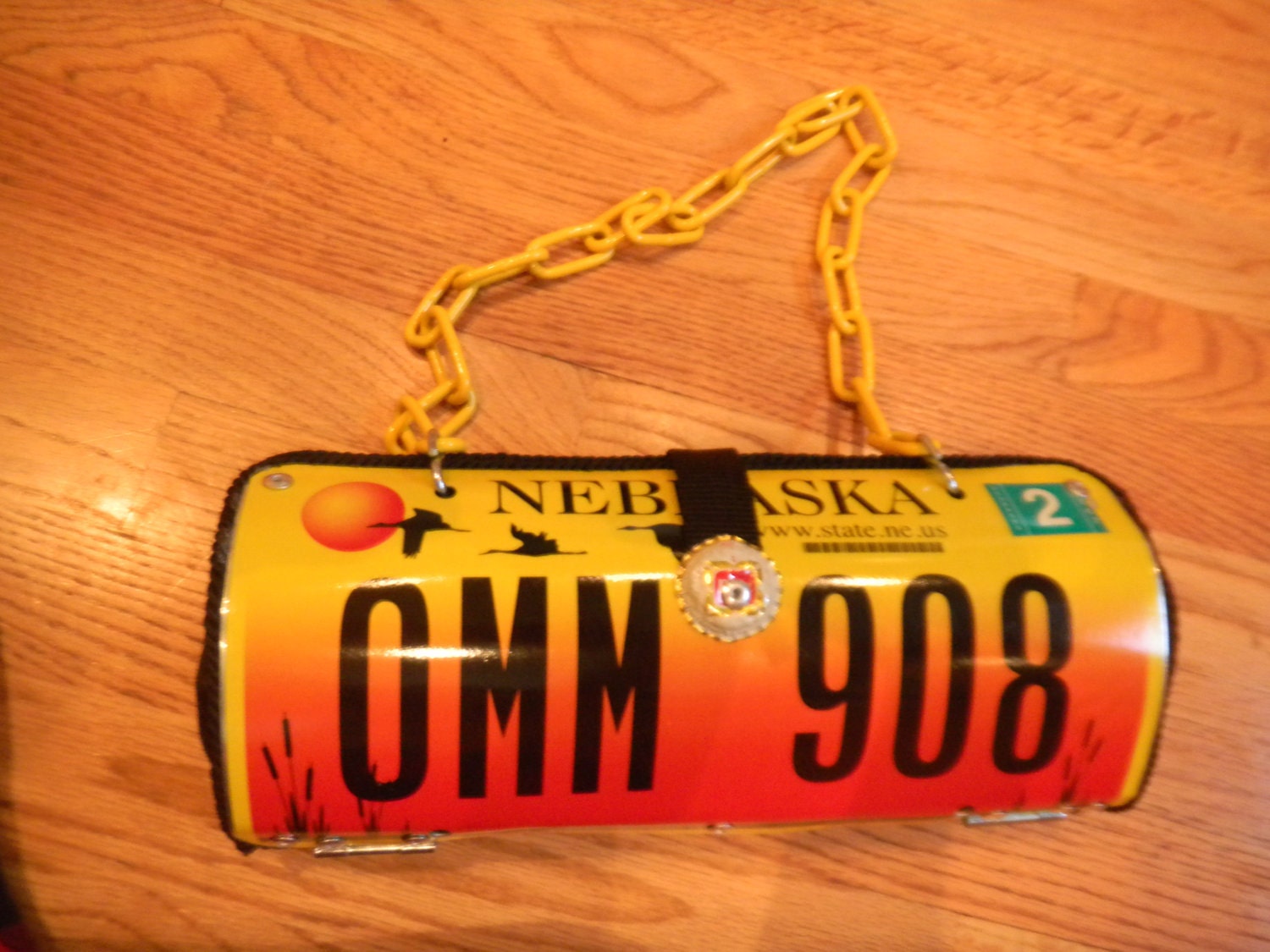 yellow-and-orange-nebraska-license-plate-by-chelseaplatedesigns