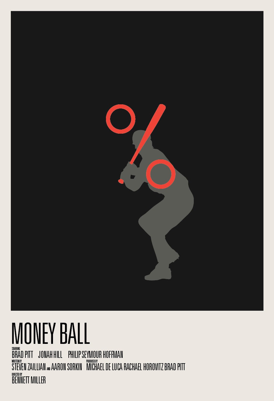 Limited edition Moneyball Poster