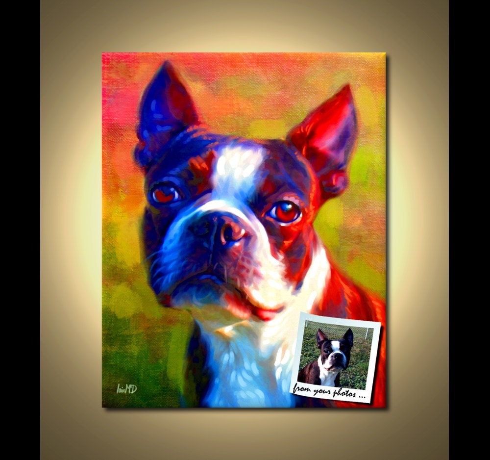 Custom Pet Portrait - your pet, my crazy RISK FREE portrait offer