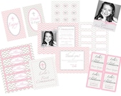 Communion/Baptism Chevron PDF Printable Package As Seen on Hostess With The Mostess Il_170x135