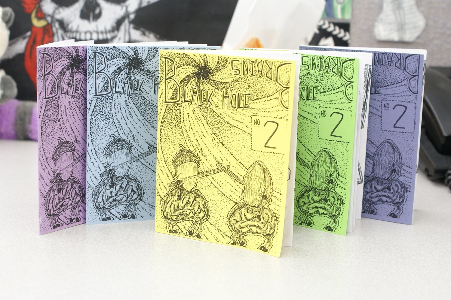 BLACK HOLE BRAINS issue 2  comic/perzine