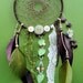 Dream Catcher  - Woodland - Unique - Green and Purple - Lace - Garden