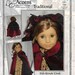 PDF Pattern for Irish Kinsale Cloak with Drawstring Hood for 18 inch American Girl Doll