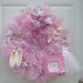Deco Mesh Wreath Personalize Pink Tulle and Dance Decor