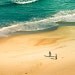 Beach photography - fine art photography surfing print 5x5 - Surf's Up - nature beach photography ocean photography - teal green clickety
