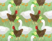 Hen and Goose Gift Wrap - great for scrapbooking, crafting or just wrapping presents