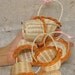 3 PCS, Mini Or Small Basket Wooden Can Customizable Is a Gift in Special day, 2" Size.
