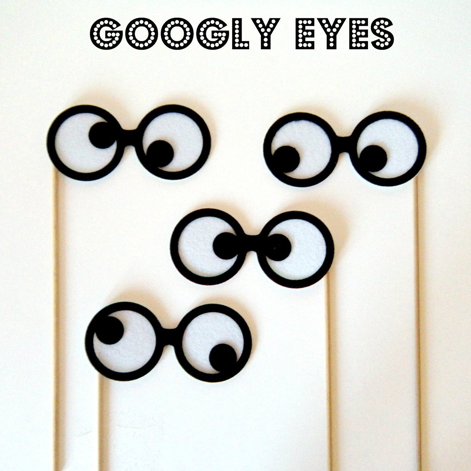 Photobooth prop Googly Eyes on a stick