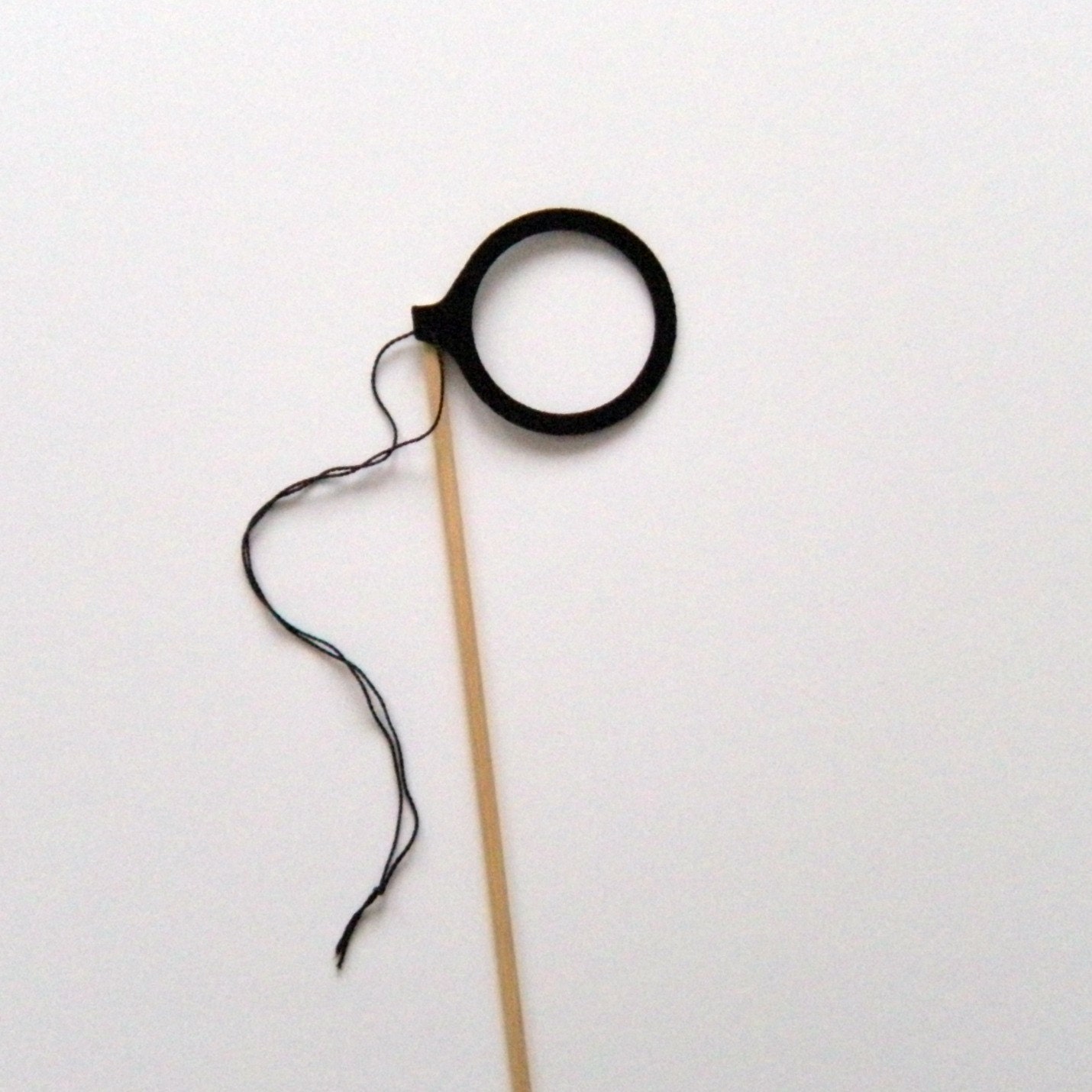 Photobooth prop Monocle on a stick