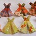 7 Origami Paper Dresses In Multicolor Washi