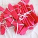10 Mini Tissue Paper Pom (Napkin Rings) flatpacked