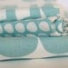 Set of Three Tea Towels, Hand Printed Dot, Bitty Dot and Happy Place in Sky