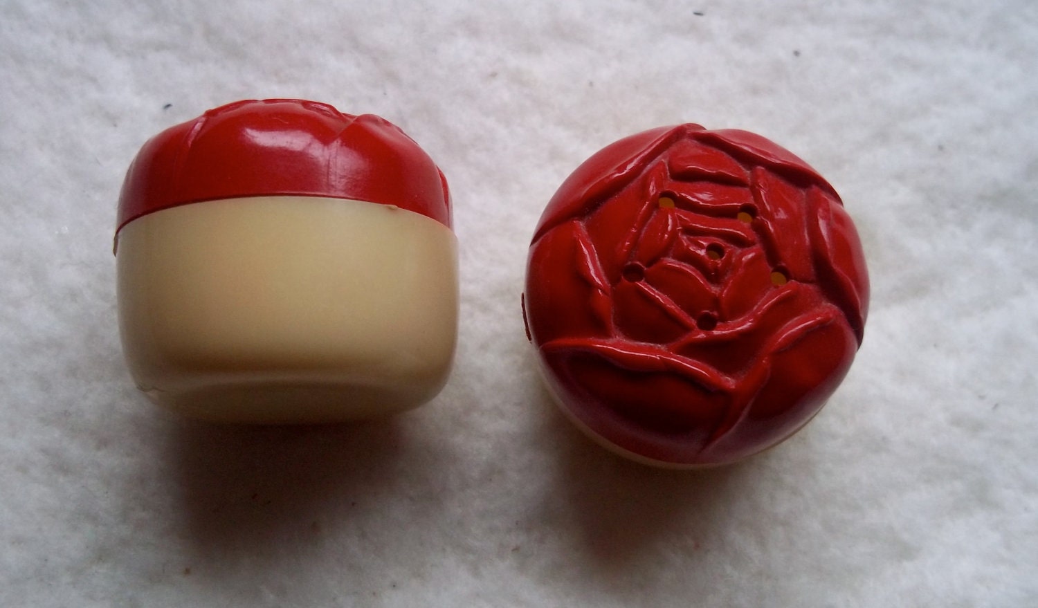 Sweet Little Vintage Plastic Salt and Pepper Set