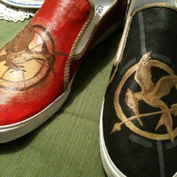 The Hunger Games Hand-Painted Shoes