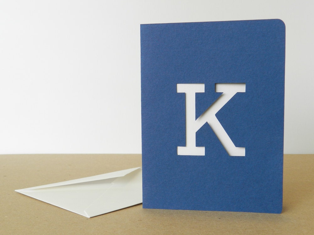 Initials Stationery -- Set of 10
