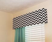 Chevron Cornice - Classic Black and White