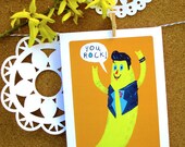 Bananas Birthday card