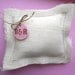 Rustic Burlap Ring Bearer Pillow-Personalized